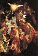 Paolo Veronese The Baptism of Christ oil on canvas